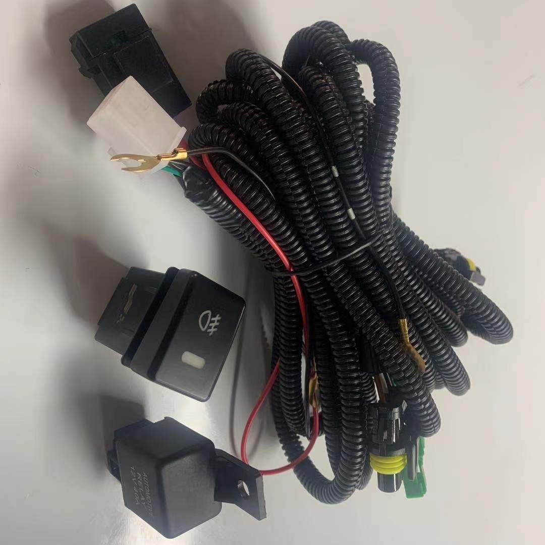LED Fog Lamp Wiring Harness Automotive Fog Light Switch Electrical Wiring Harness for Isuzu D-MAX MU-X V-CROSS